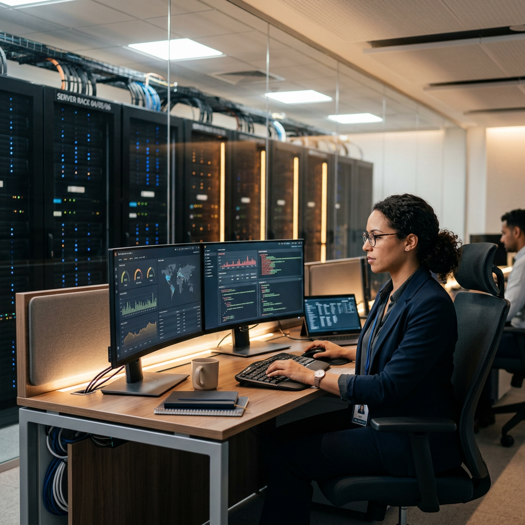 Professional managing disaster recovery and backup systems