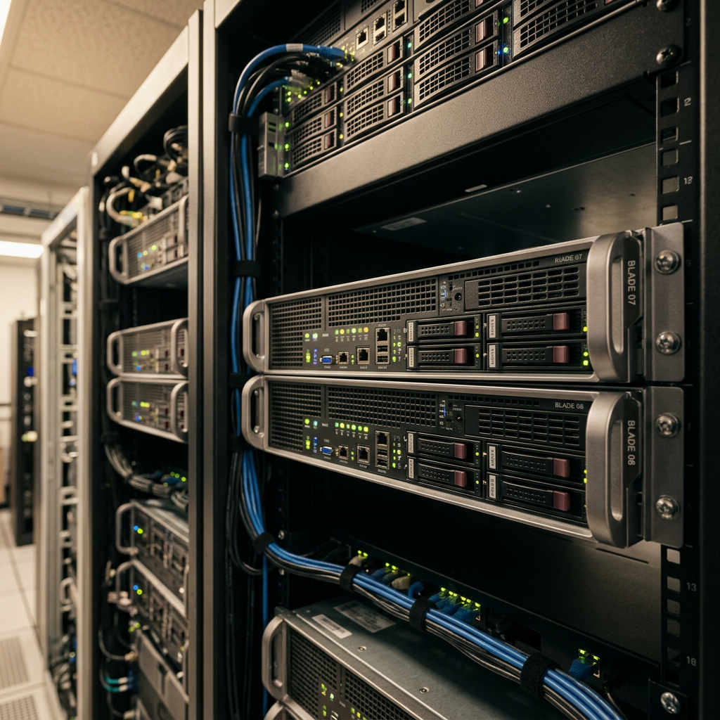 Secure enterprise server blades for private cloud infrastructure