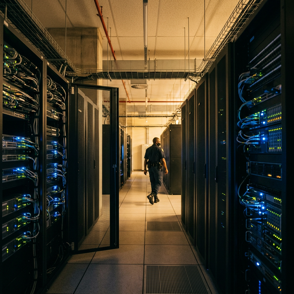 Secure sovereign data storage server racks